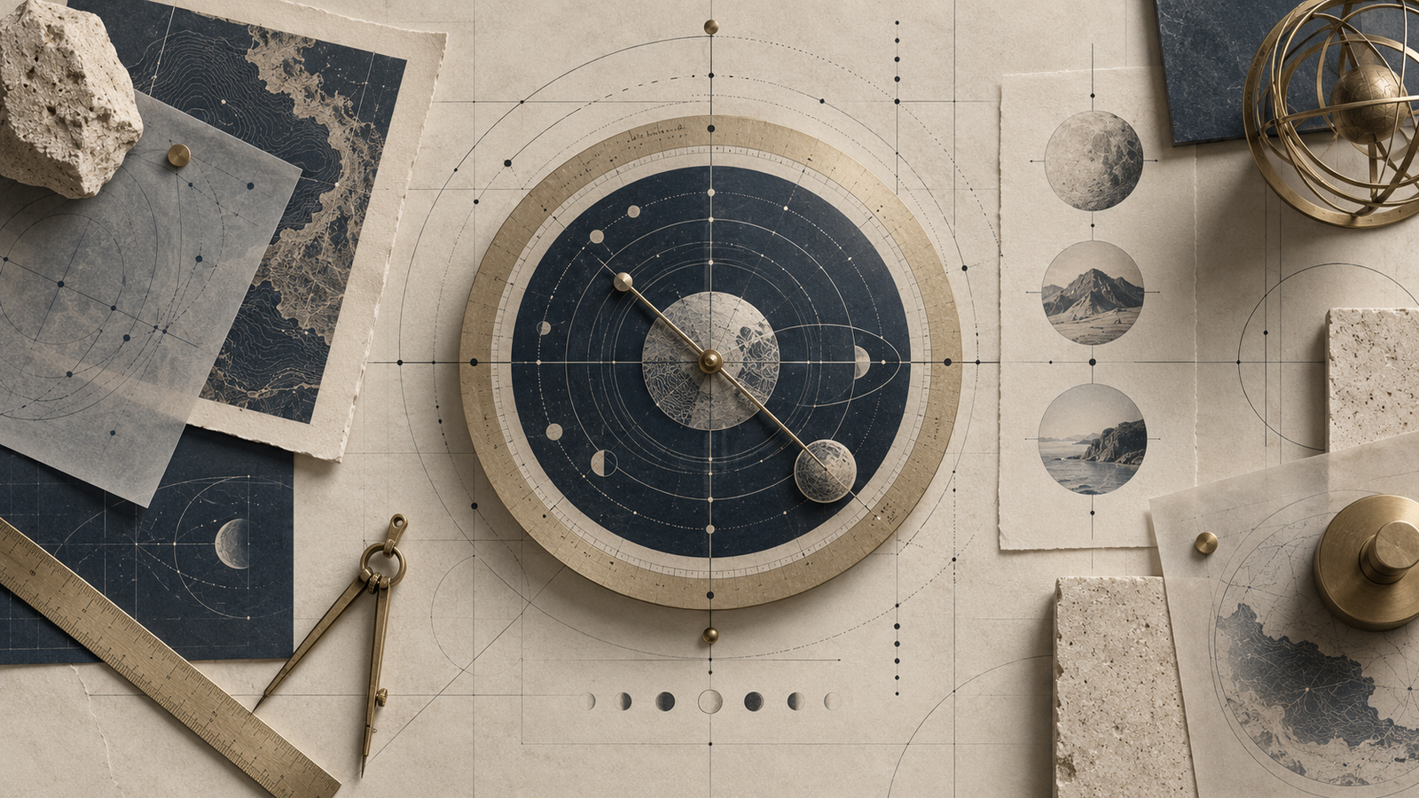 Conceptual navigation instrument with drawings and measured geometry